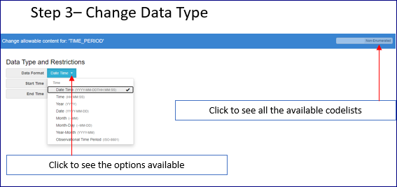 Step 3 - Change Data Type