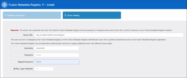 Install Fusion Metadata Registry V11 - FMR Knowledge Base